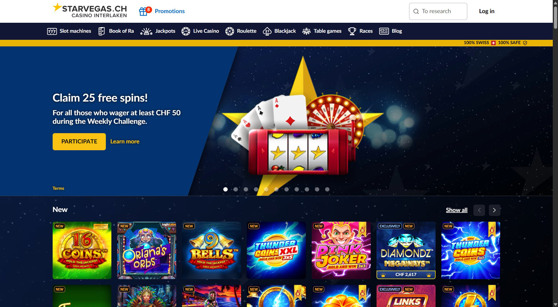 3. StarVegas- Forte valore del casinò a trasferimento rapido